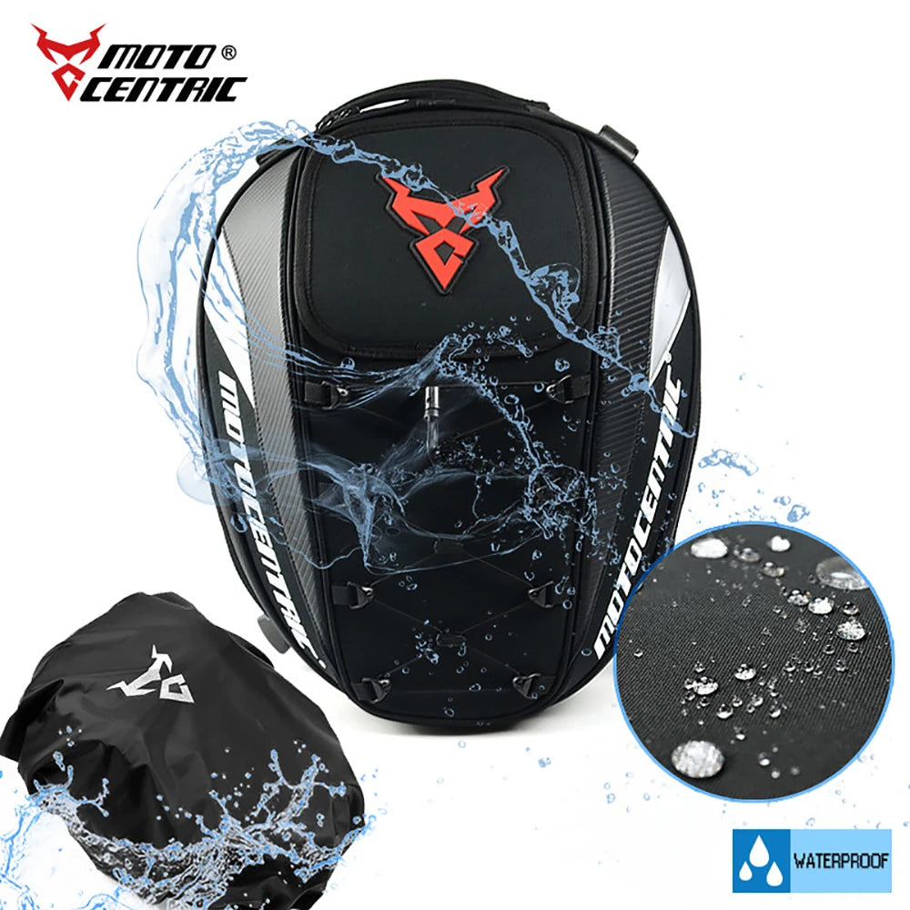 Bolsas para asiento trasero de motocicleta, mochila impermeable multifuncional p