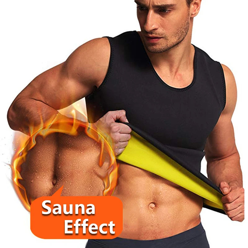 Men's Slimming Body Shaper Vest Waist Reducer Belt 