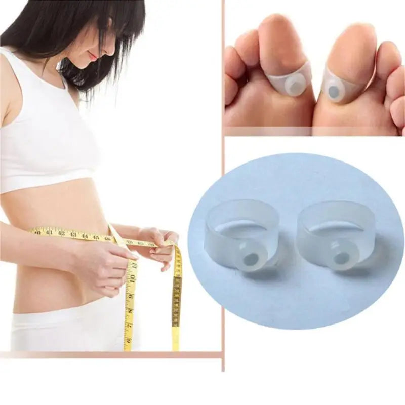 Magnetic Therapy Toe Rings for Slimming, Fast D Loss 