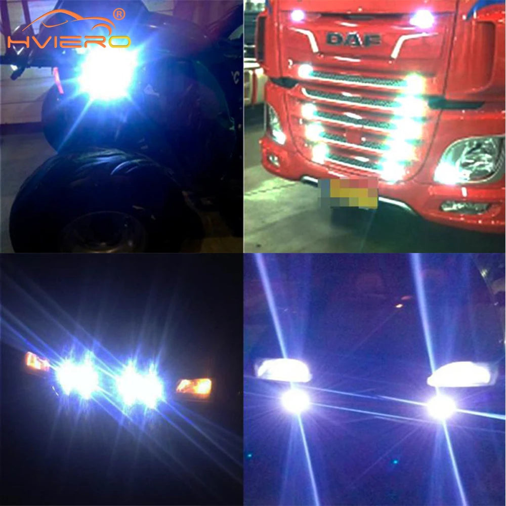 Luces De Circulación Diurna Led DRL para coche, lámpara de señal de estaciona