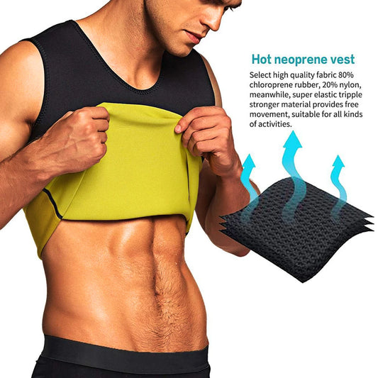 Men's Slimming Body Shaper Vest Waist Reducer Belt 