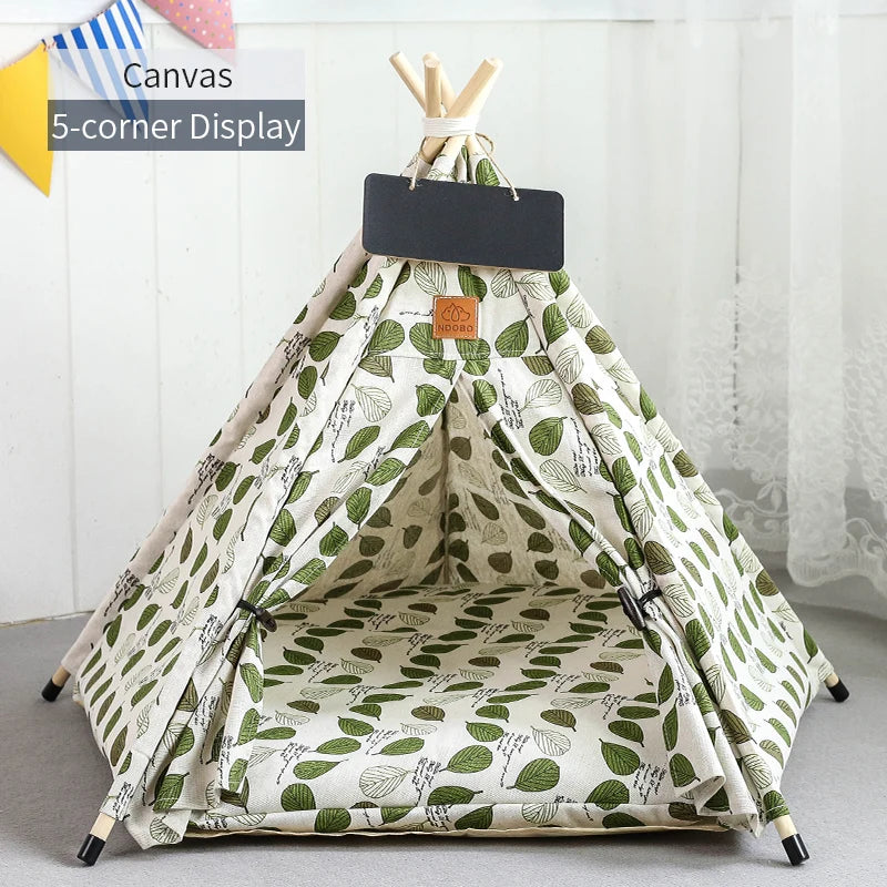 Portable Pet Tent Removable and Washable Dog House 