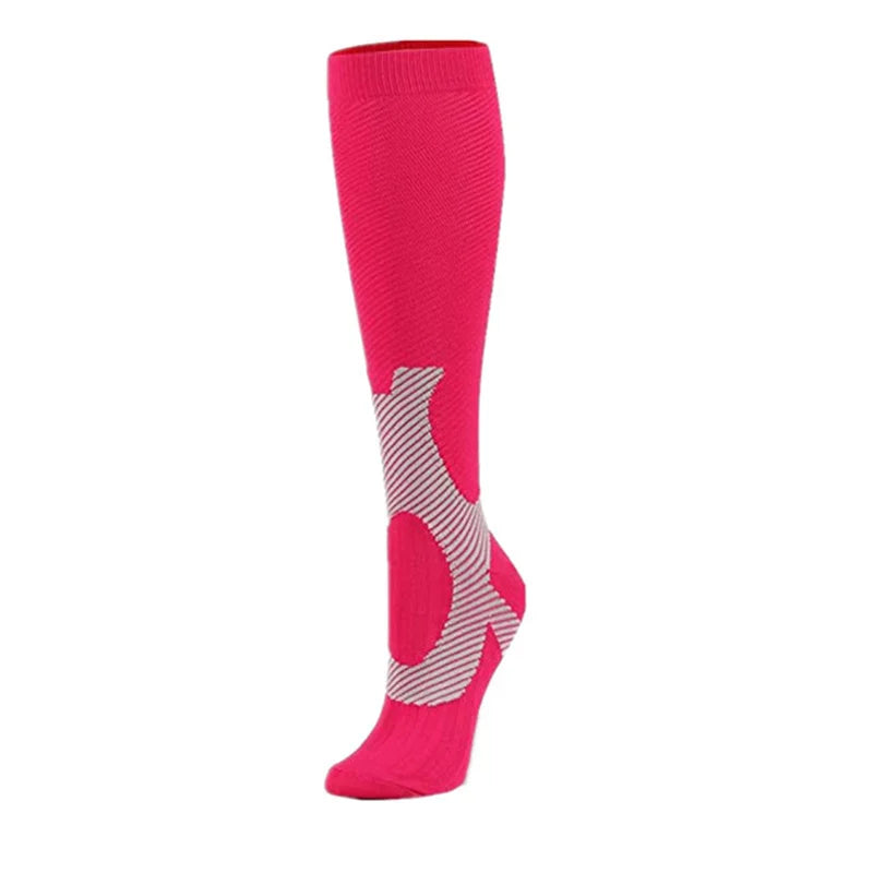 Running Compression Stockings Marathon Hiking Sports Socks 