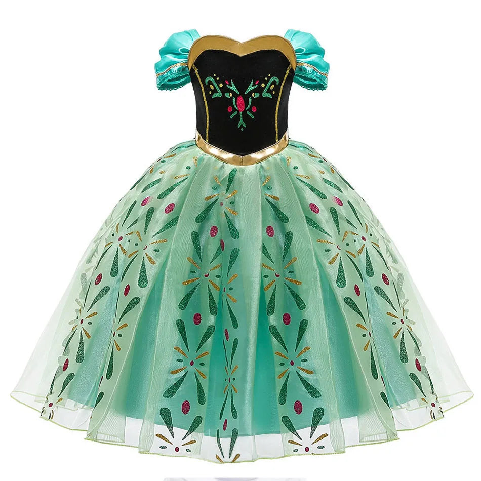 Vestido de princesa para niñas, disfraz de Cenicienta, Blancanieves, Aurora, So