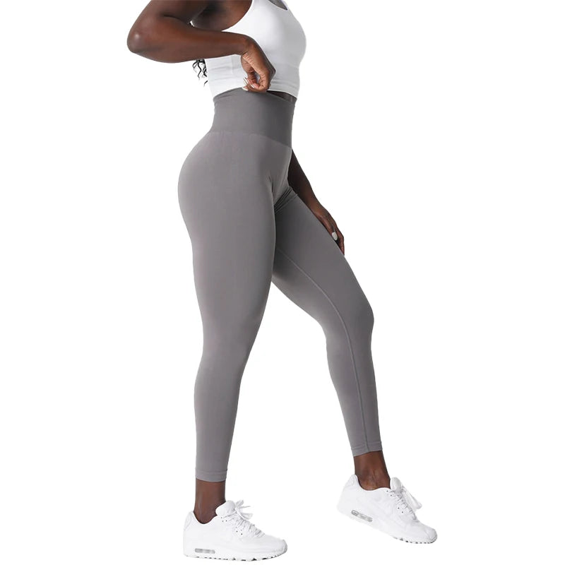 NVGTN-mallas sin costuras para mujer, pantalones de Yoga de cintura alta, ropa de gimnasio, mallas de LICRA suaves para entrenamiento, trajes de Fitness