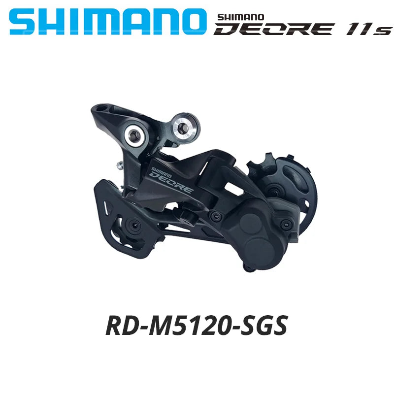 SHIMANO-desviador DEORE M5100 para bicicleta de montaña, 11 velocidades, SHADOW