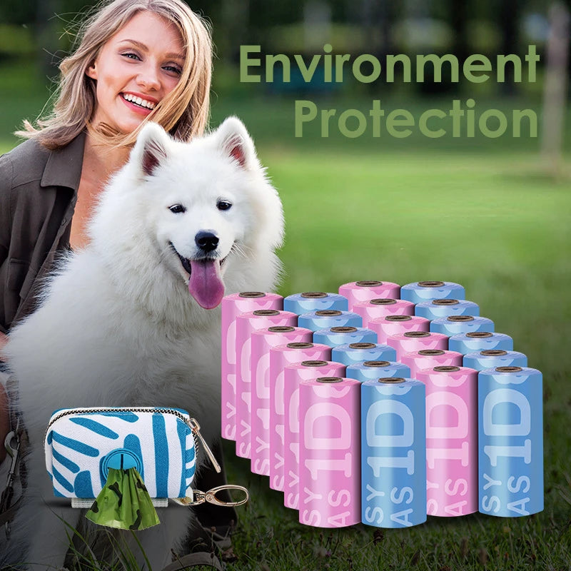 Bolsa de basura biodegradable EPI para mascotas, bolsas para caca de perro, disp