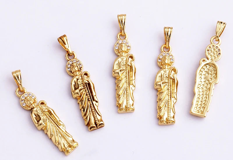 Religious Guardian Angel Jesus Pendant Love Heart Pendant 