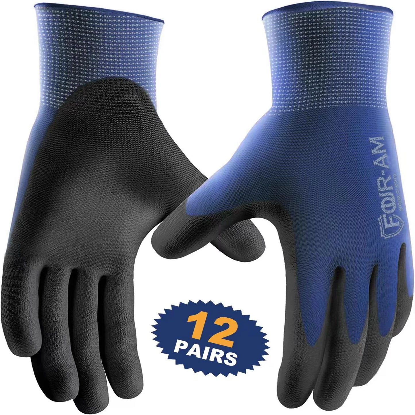 Ultra-thin PU coated work gloves, excellent grip, na shell 