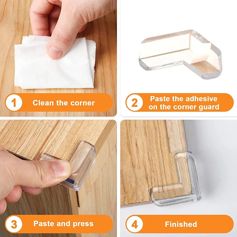 Protector de silicona para niños y bebés, cubierta de protección de bordes de