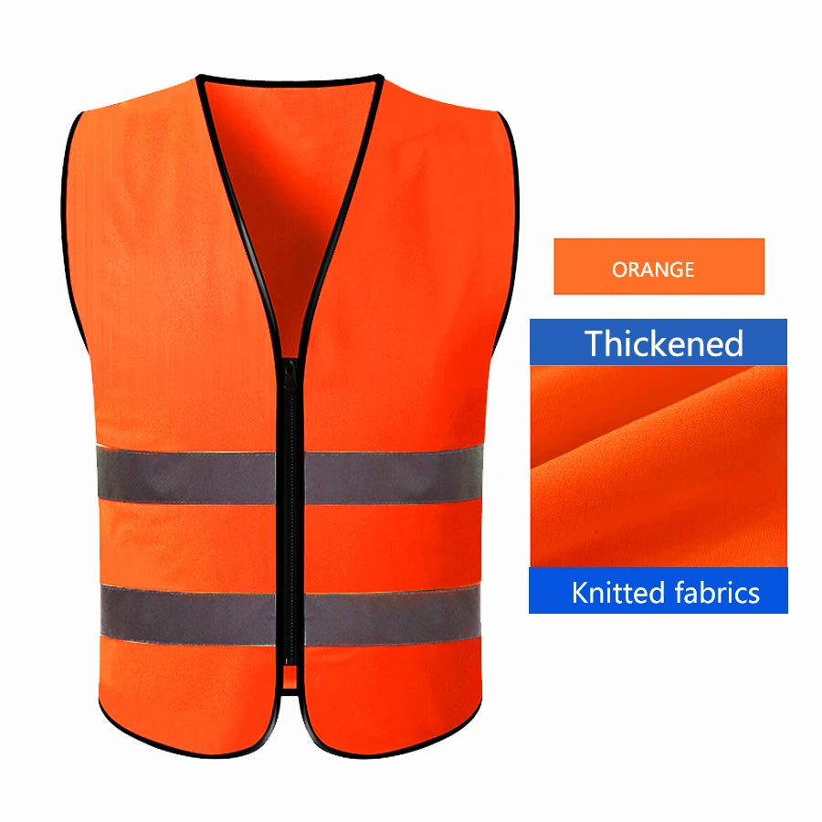 Chaleco de seguridad reflectante de alta visibilidad, chalecos reflectantes de seguridad ajustables, tráfico nocturno al aire libre para correr, ciclismo y Deportes