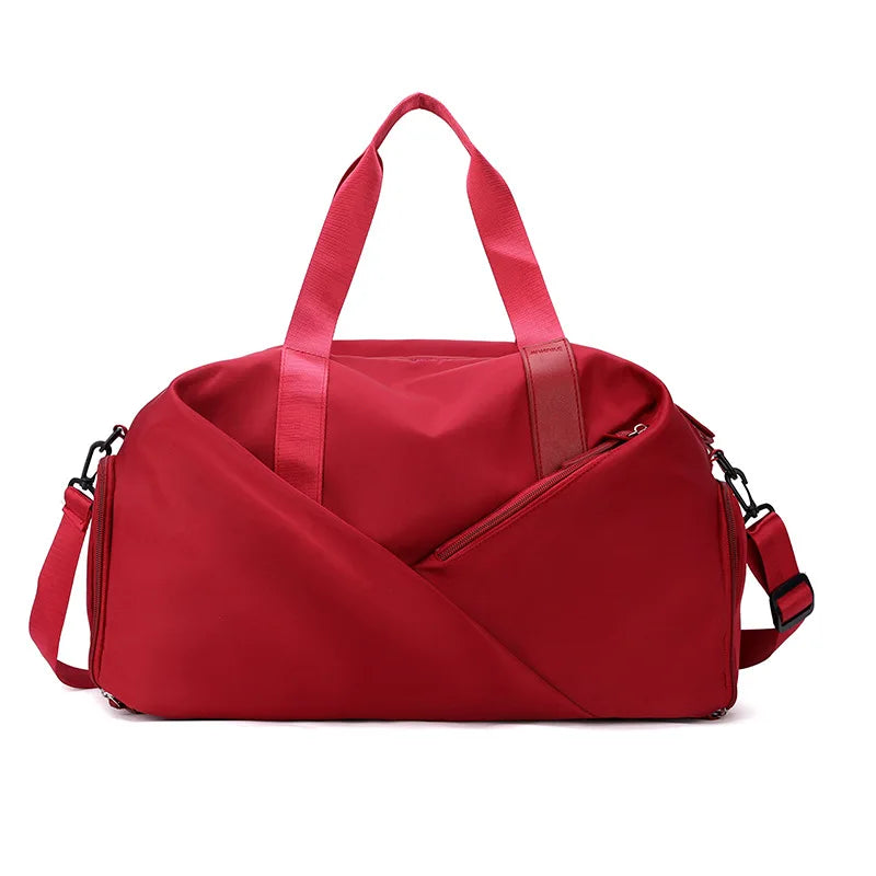 Bolsa de gimnasio deportiva para mujer, bolso de viaje multifunción, impermeable, para natación, Fitness, entrenamiento, Yoga, zapatos