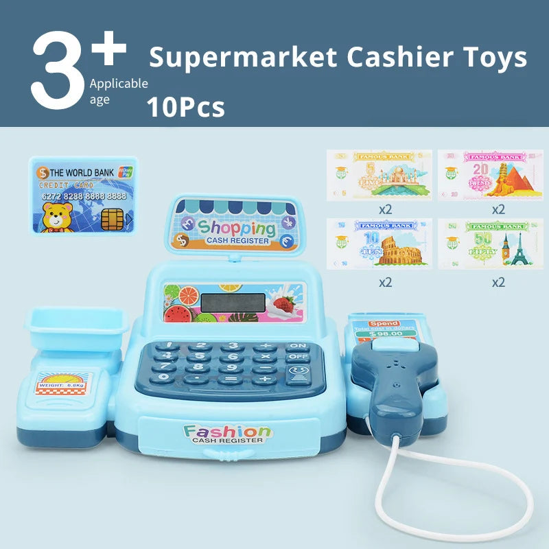 Box toys for electronic shopping games and sound effects, play 