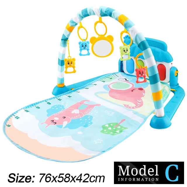 Soporte de Fitness para bebé, juego de música, juguetes de actividades de gimn