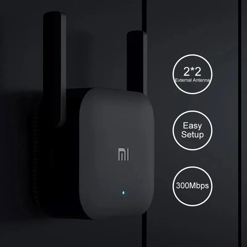 ¡Nuevo! Amplificador Xiaomi Wifi original Pro 300M 2,4G repetidor extensor de rango extensor de red inalámbrico para mi