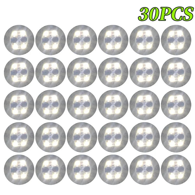 Luces LED para posavasos, decoración luminosa de 5/10/30 piezas para Bar, KTV,