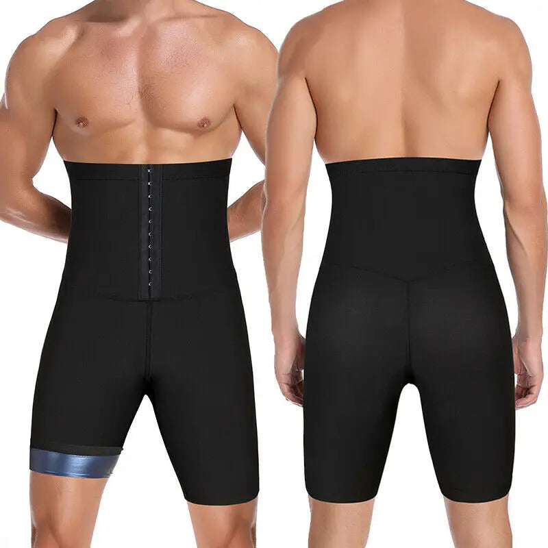 Qtree-moldeador de Cuerpo Adelgazante para hombre, pantalones cortos de Control