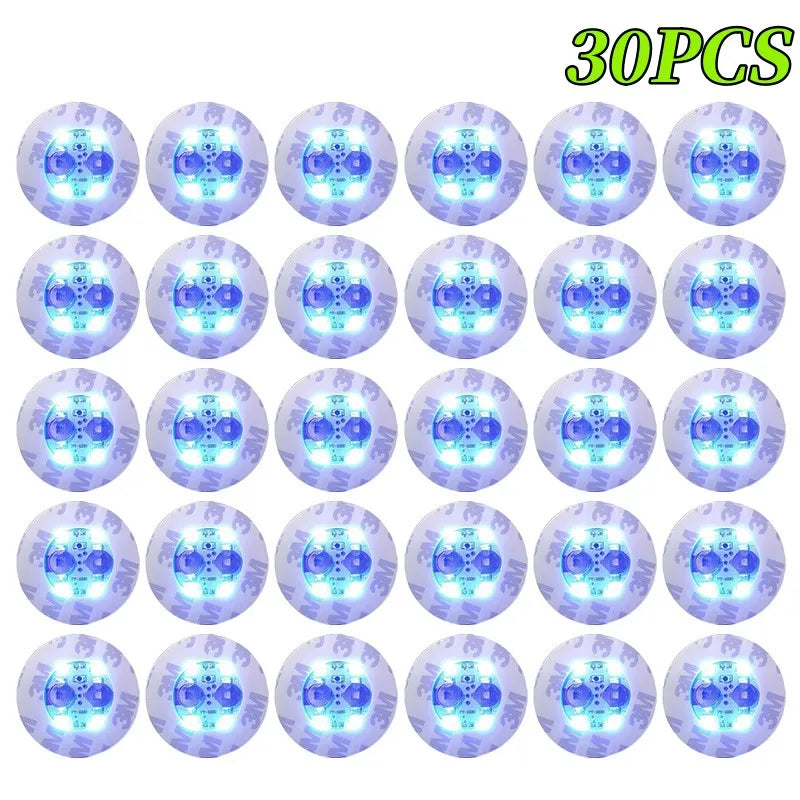 Luces LED para posavasos, decoración luminosa de 5/10/30 piezas para Bar, KTV,