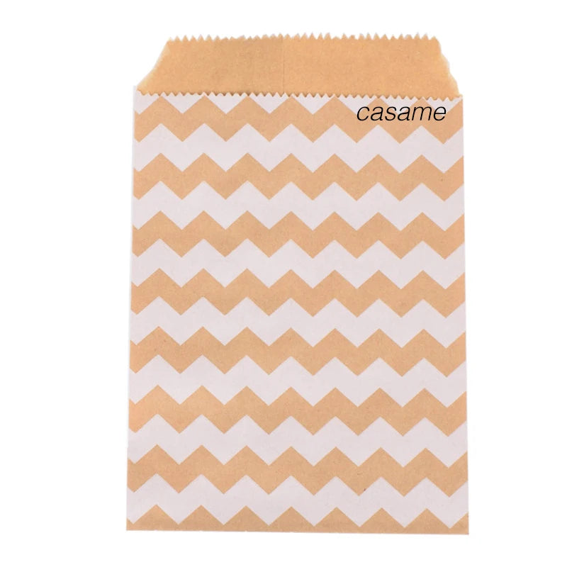 Mixed Style Kraft Paper Bags Craft Decoration Packaging Bag 