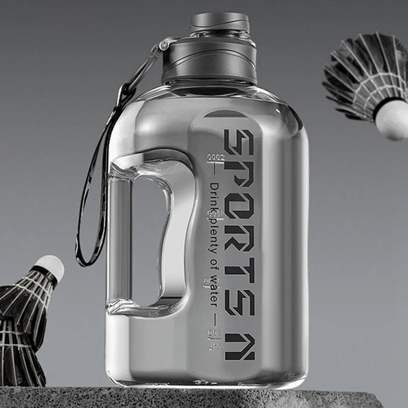 Men's Large Capacity Sports Water Bottle Wireless Water Po