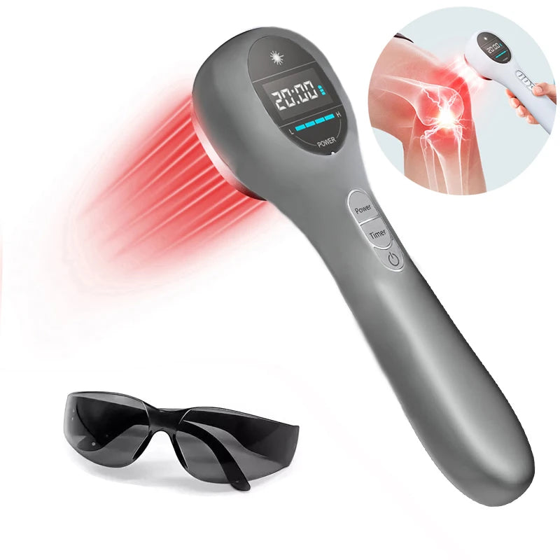 Low Level Infrared Red Light Cold Laser Therapy Device Treats 