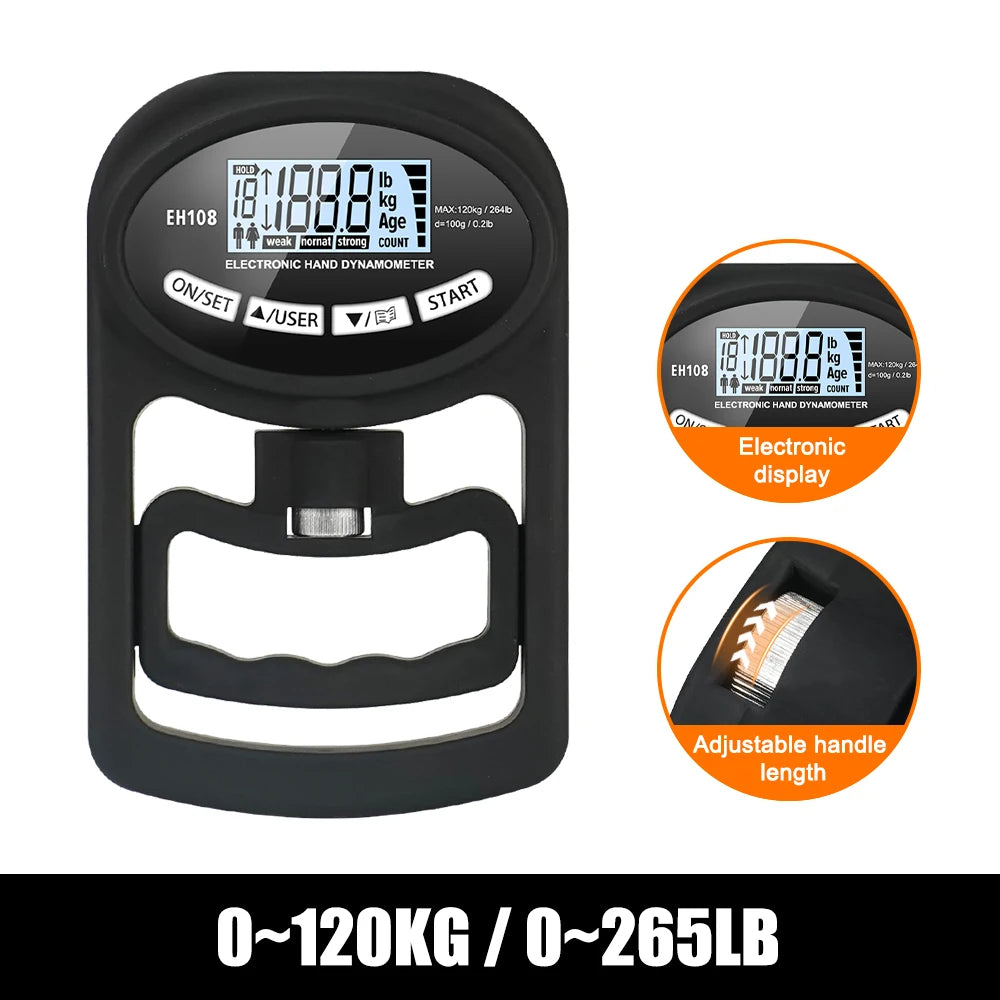 Digital handheld dynamometer for strength training electronic meter 