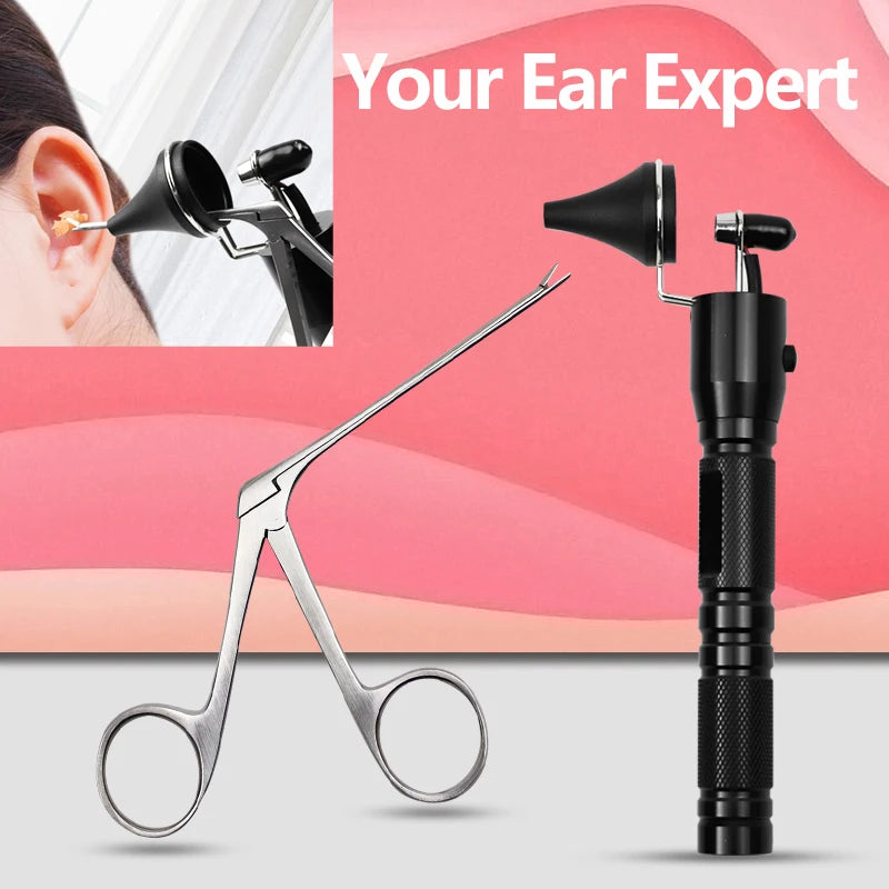 Ear Nose Cleaner Pliers Endoscope Ear Wax Remover 