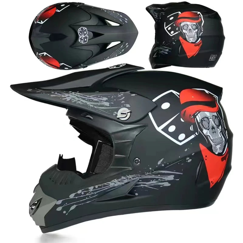 Adult Men Motocross Helmet Full Face Helmet Cycling Helmet 