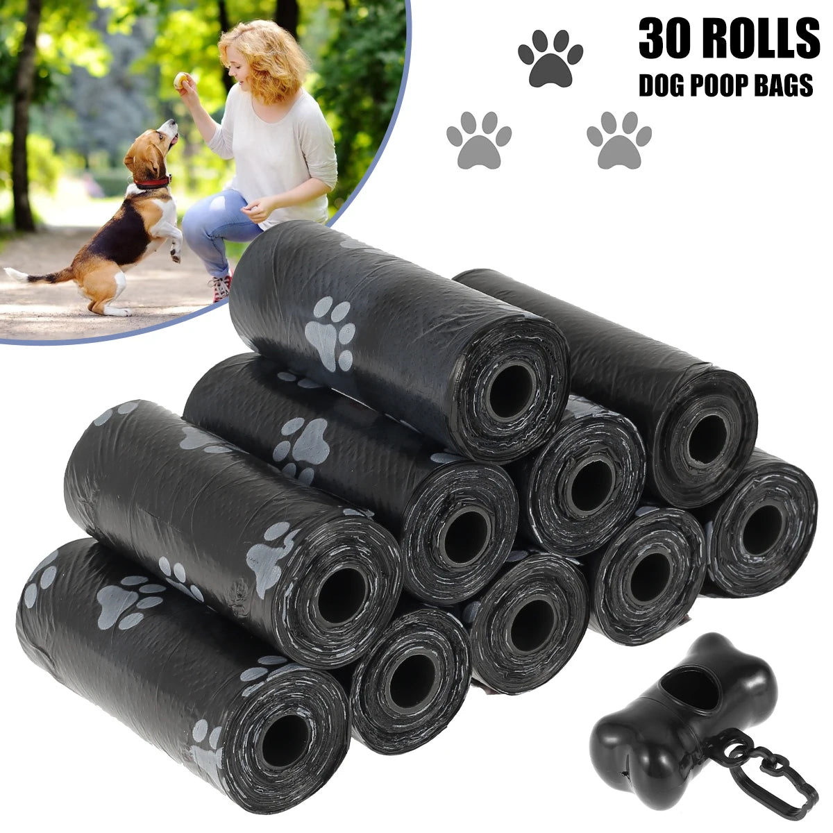 Disposable Dog Poop Bags Pet Waste Bags 