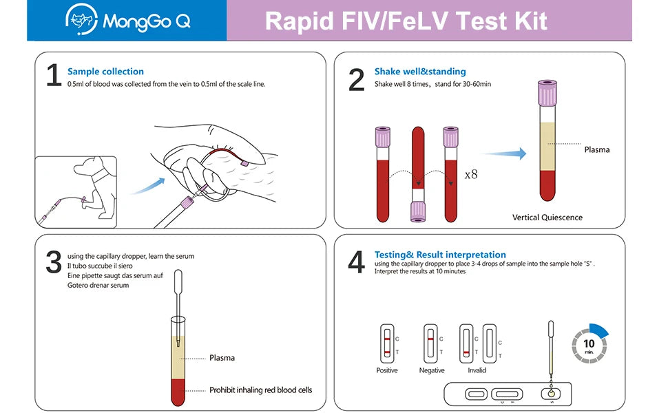 Pet Hospital Diagnostic Test Kit Virus Detection 