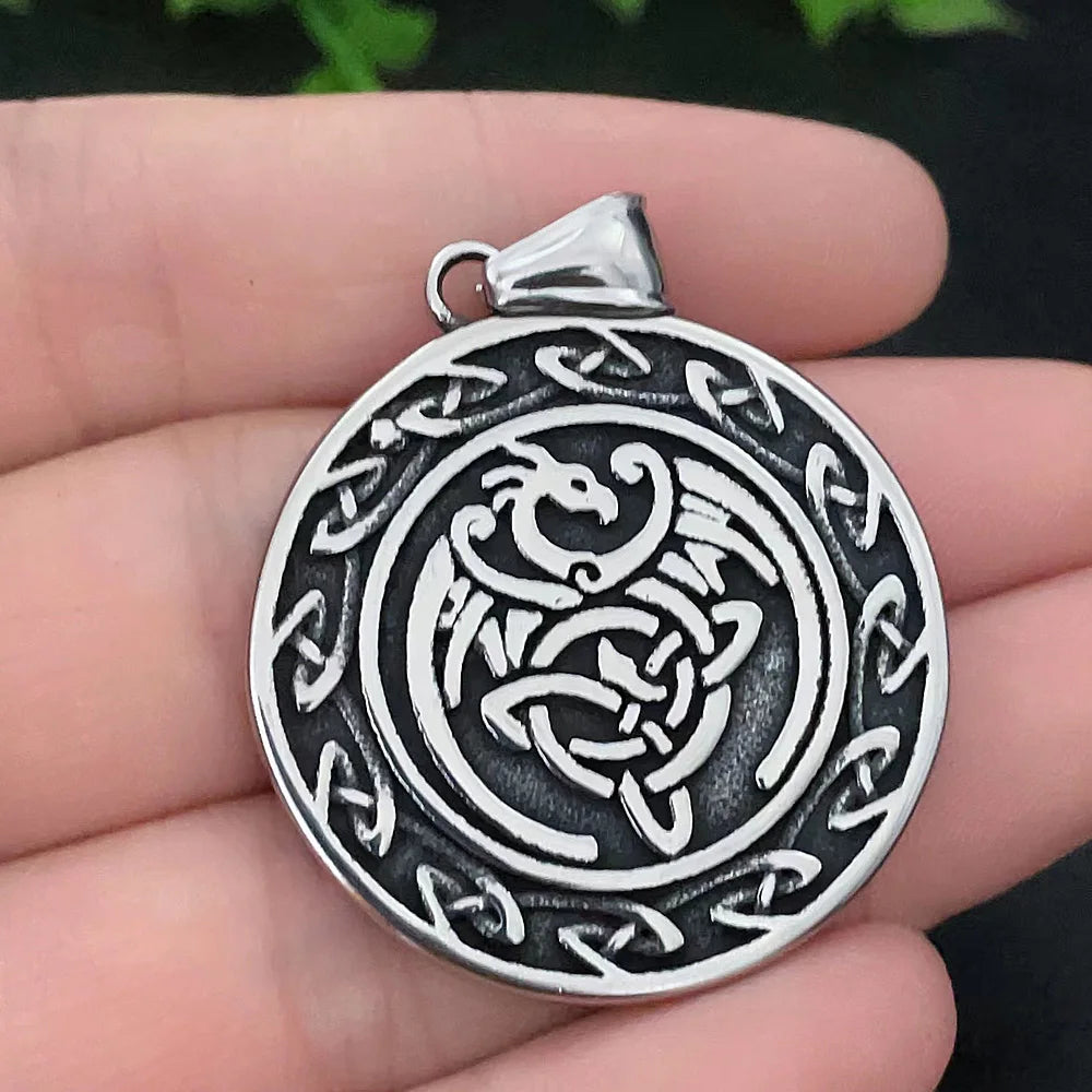 Vintage Vikings Tree of Life Necklace Men Celtic Norse Amulet C 