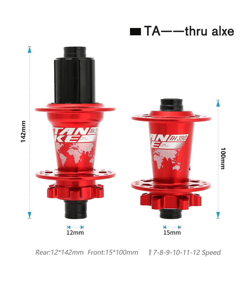 TANKE Mountain Bike Disc Brake Hub Front Rear Hubs