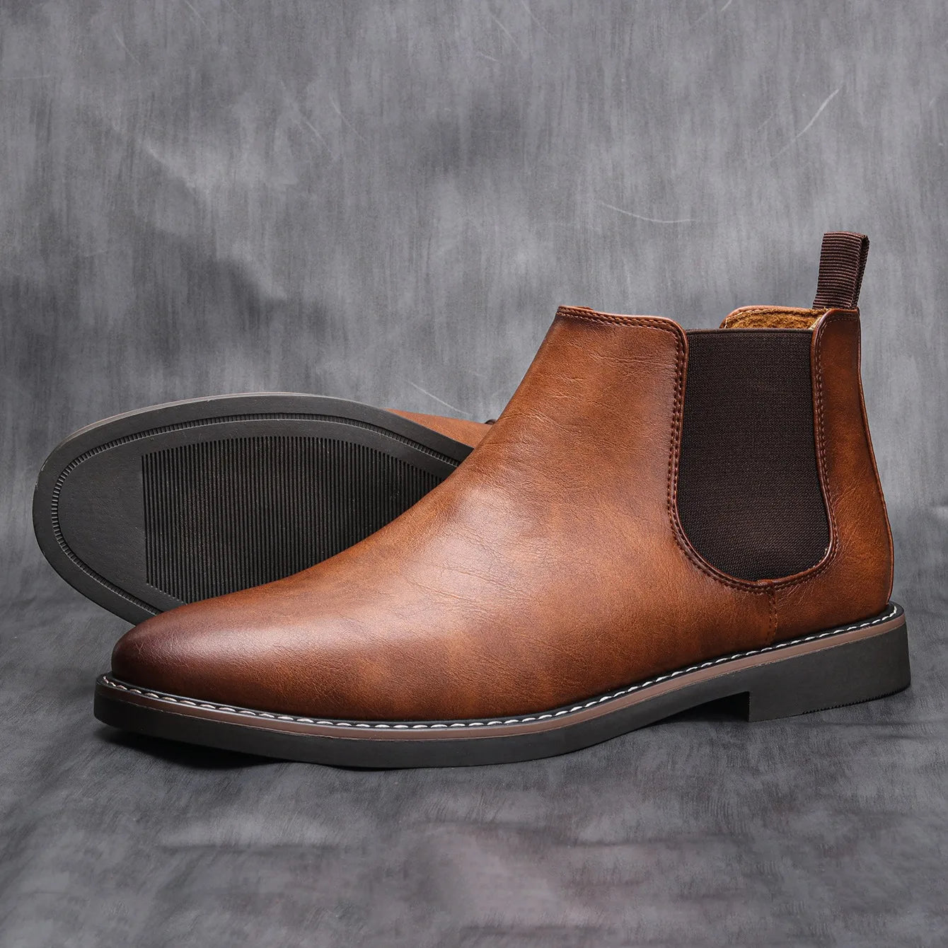 Botas Chelsea de estilo Retro para hombre, botines cómodos a la moda, 40 a 46, n. ° KD5241, 2023