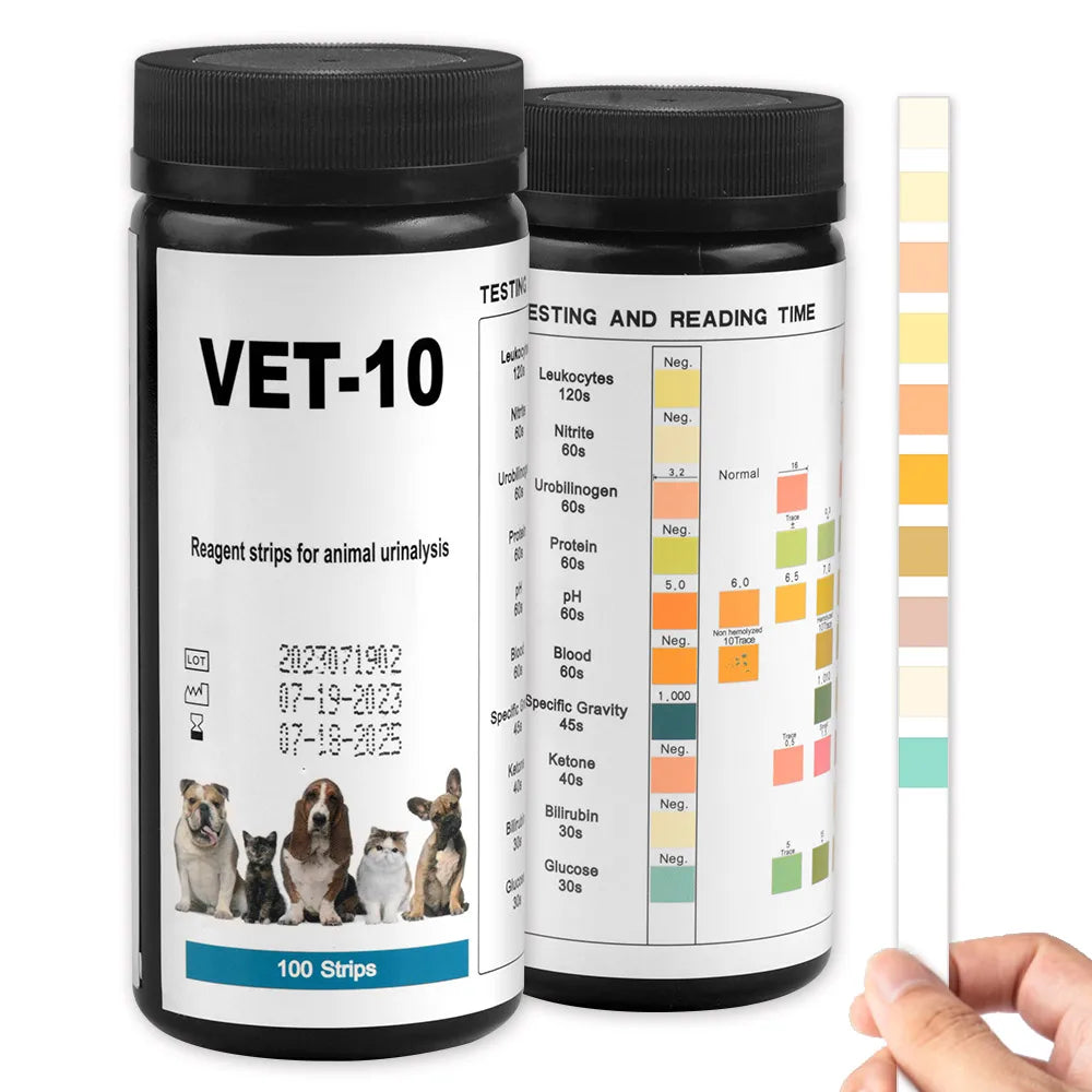 Urine Test Strips for Cats and Dogs, UTI Test Kit for Cats and Dogs 
