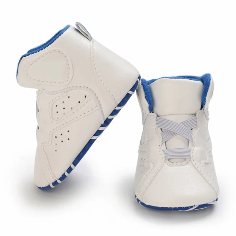 Baby High Top Basketball Sneakers Anti-Slip Casual Sports Shoes 