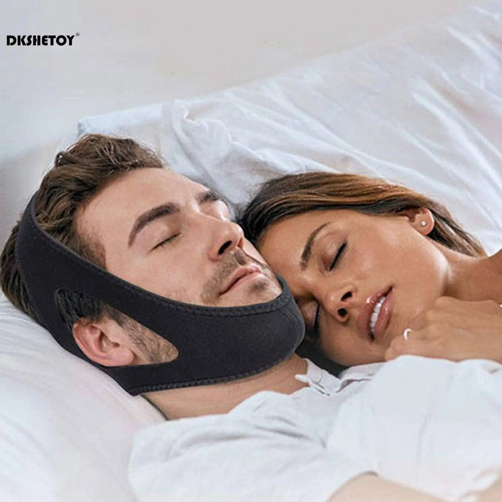 Adjustable Anti Snoring Mouth Guard Belt Stop Snoring Strap 