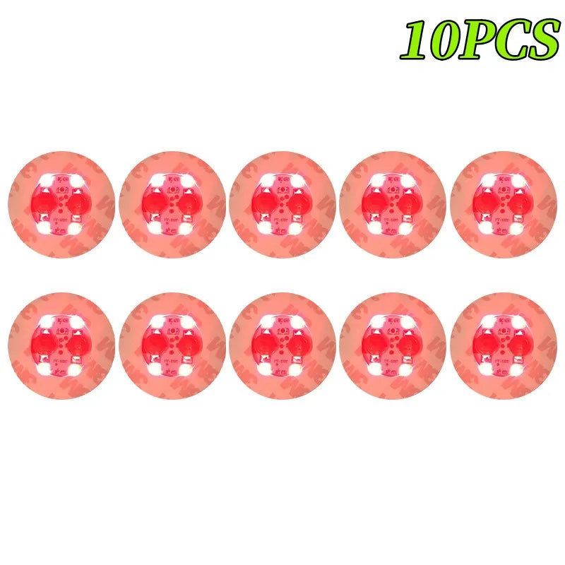 Luces LED para posavasos, decoración luminosa de 5/10/30 piezas para Bar, KTV,