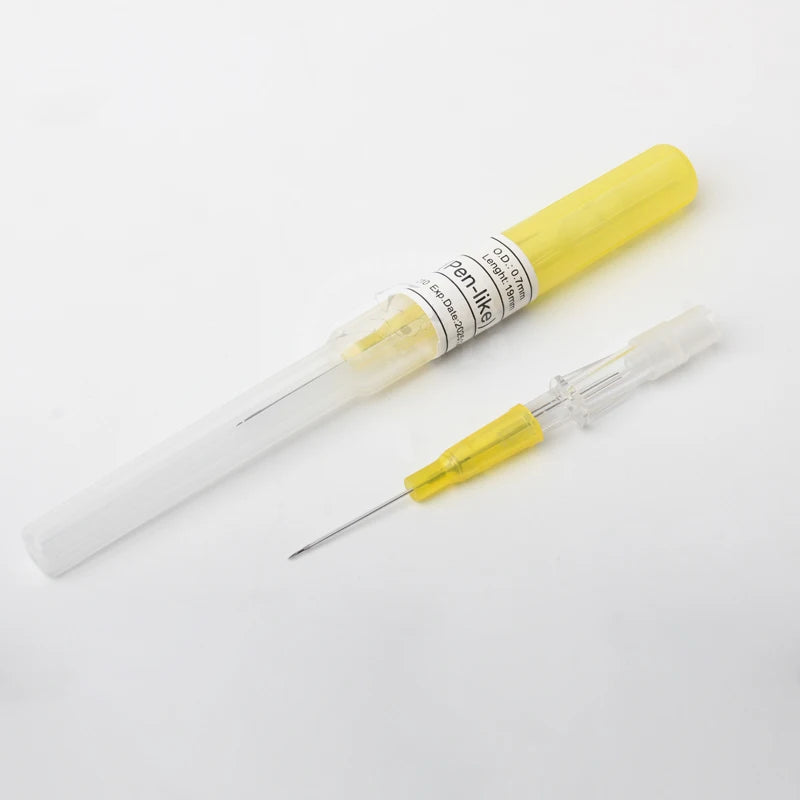 Pen type IV injection catheter cannula 20G 22G 24G 26G suppliers v 