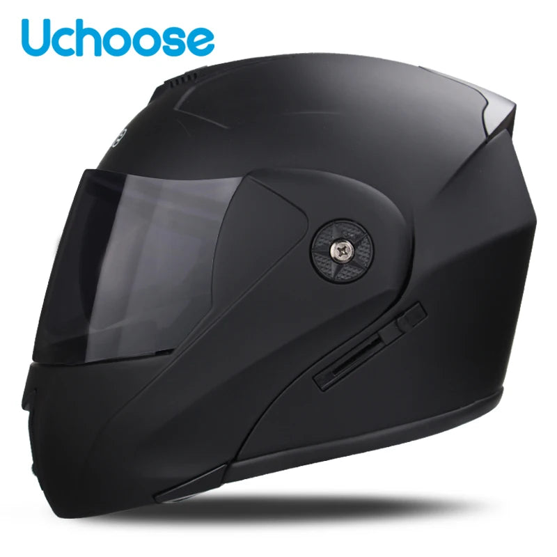 Uchoose Unisex Motorcycle Helmet Double Lens Secci? 