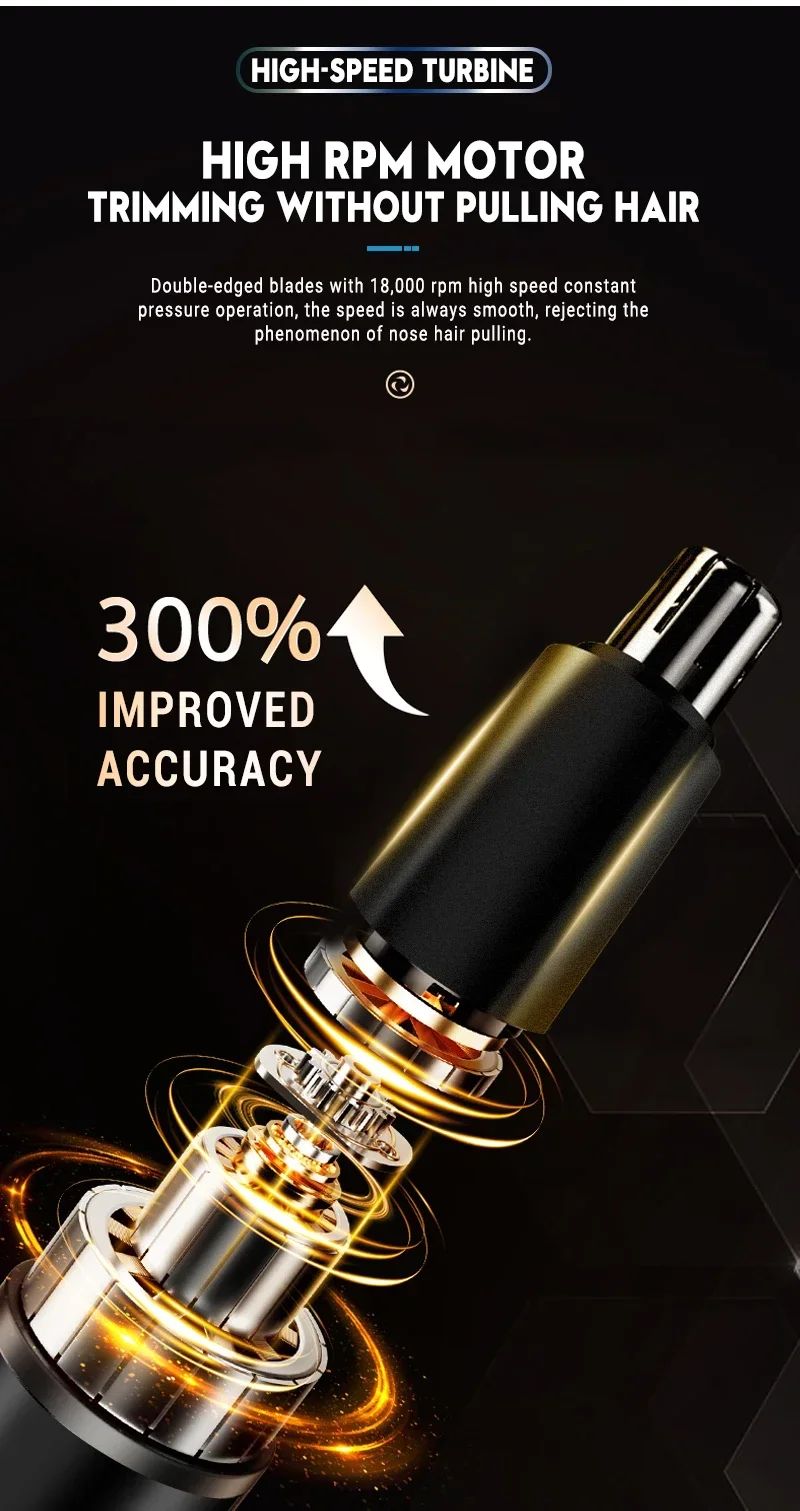 Cortadora de pelo eléctrica portátil