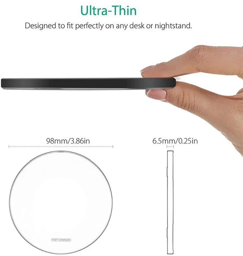 Cargador inalámbrico de 200W, estación de carga rápida por inducción para iPhone 14, 13, 12, 15Pro, XS Max, Samsung, Xiaomi y Huawei