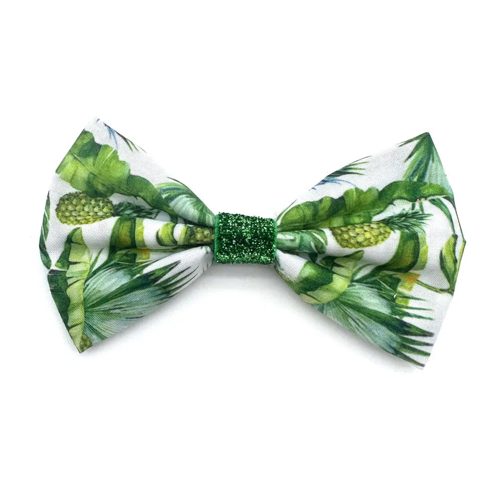 50/100 Pcs Mixcolor Pet Products Bow Tie Summer Fruit Style Co