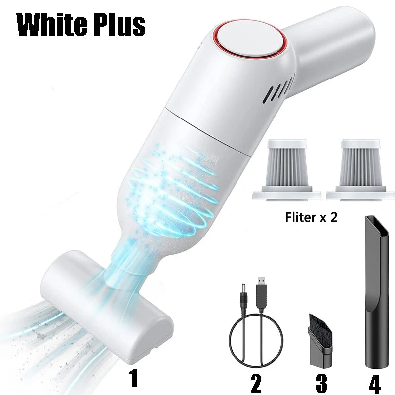 Wireless Car Vacuum Cleaner Mini Handheld Vacuum Cleaner 9000Pa Powerful Suc 