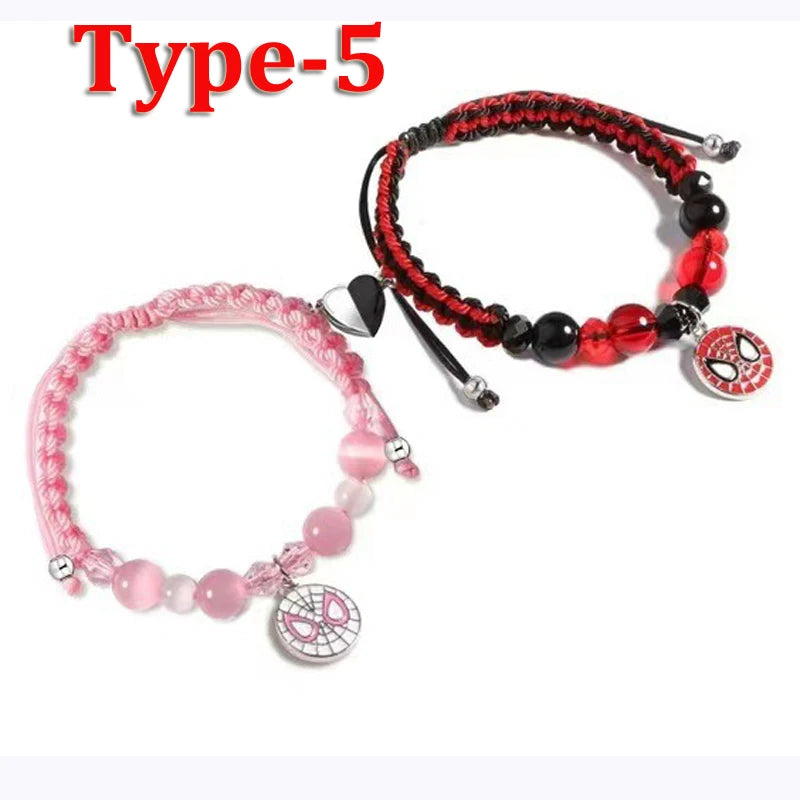 Spider friendship bracelets for couples, best friends, jewelry gifts? 