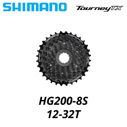 Shimano-piñón de Cassette TOURNEY TX HG200 CS, 7 y 8 velocidades, CS-HG200, 7s