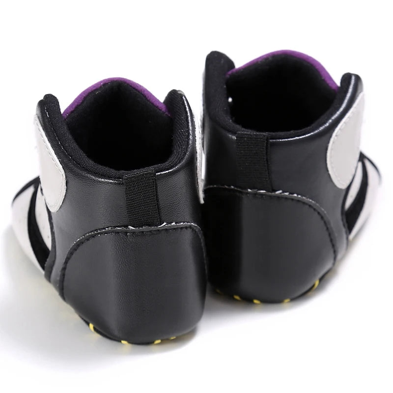 Baby High Top Basketball Sneakers Anti-Slip Casual Sports Shoes 