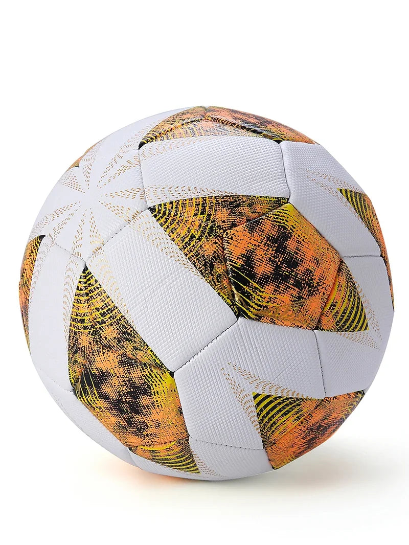 Standard size 5 soccer ball, machine sewn soccer ball, p