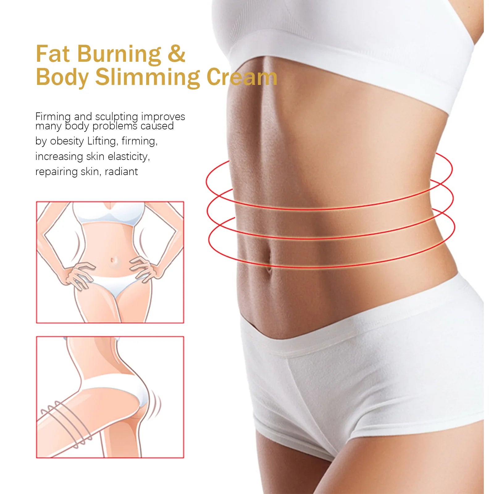 Ginger Massage Cream Slimming Body Fat Burner Product