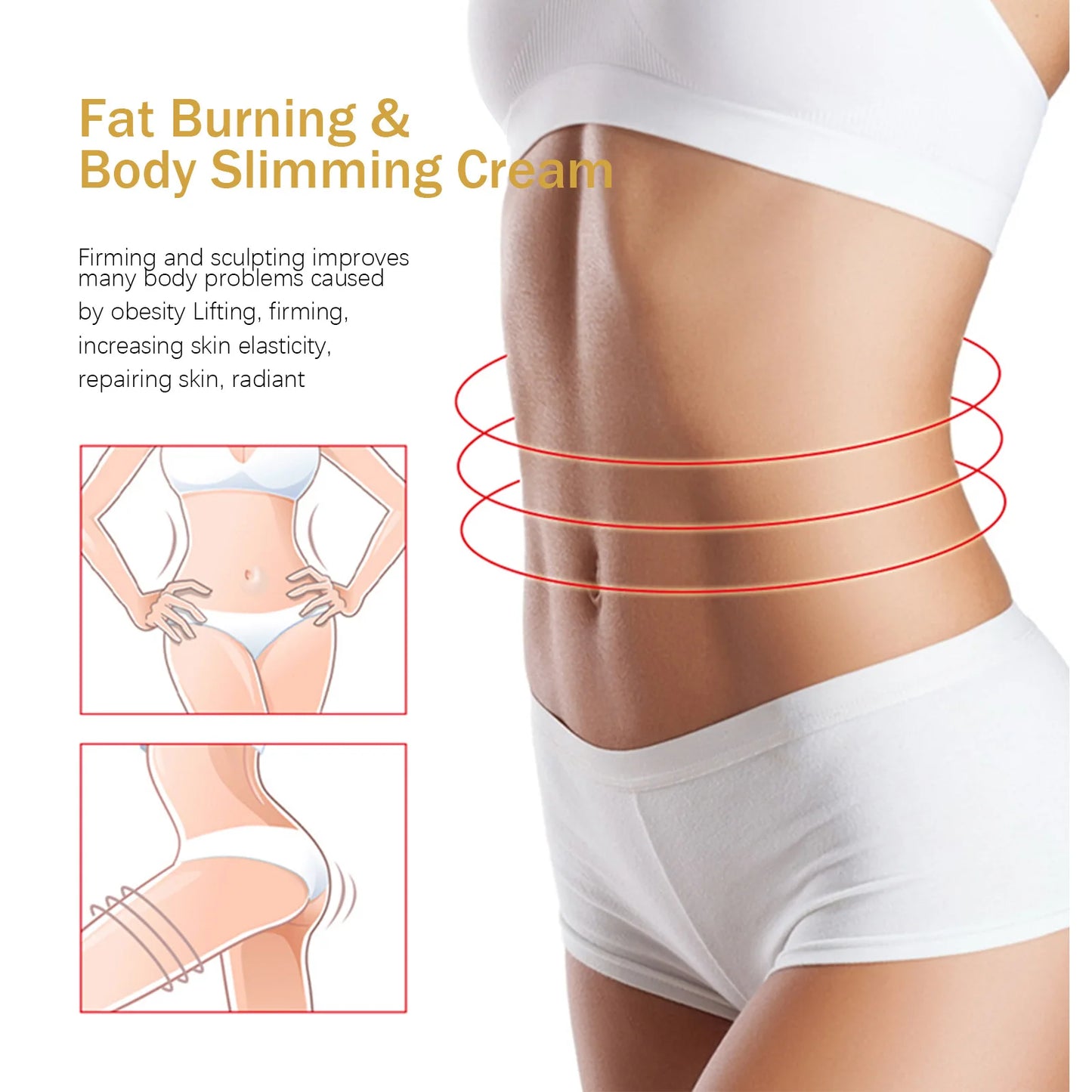 Ginger Massage Cream Slimming Body Fat Burner Product 