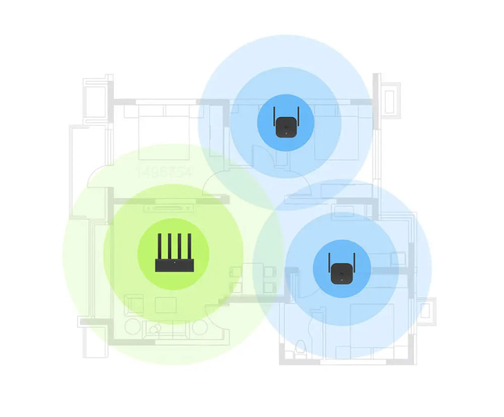 ¡Nuevo! Amplificador Xiaomi Wifi original Pro 300M 2,4G repetidor extensor de rango extensor de red inalámbrico para mi